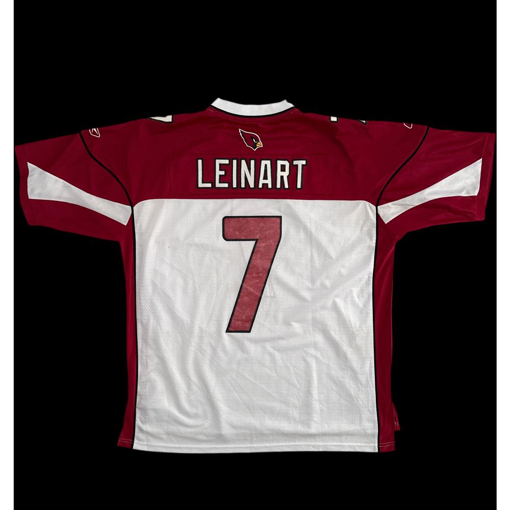 Vintage Reebok NFL Arizona Cardinals Matt Leinart #7 Jersey (2XL)
